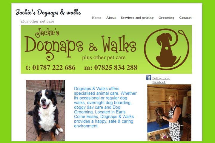 Jackie's Dognaps and walks, Earls Colne
